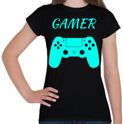 printfashion GAMER - Női póló - Fekete (2125206)