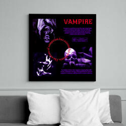 printfashion Vampire - Vászonkép - Fekete (14717368)