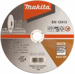 Makita E-13758 vágókorong inoxhoz 180x1, 6x22mm=oldB-12267 (E-13758)