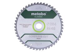 Metabo fűrészlap cordless cut wood - classic, 254x30 Z48 WZ 5° /B (628691000)