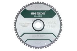 Metabo fűrészlap MultiCutClassic 254x30 Z60 FZ/TZ 5°neg (628285000)