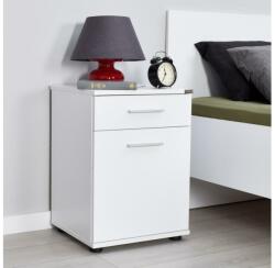 Adore Furniture Noptieră 57x40 cm alb (AD0028)
