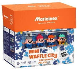 Marioinex Jucarie Marioinex Construction blocks Mini Waffle - Police station (905852)