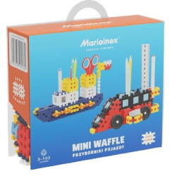 Marioinex Jucarie Marioinex Construction blocks Mini Waffle - Vehicle toolboxes 140 elements (905760)