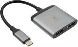 Xtorm Адаптер Xtorm - 8913, USB-C/2x HDMI, черен (8913)