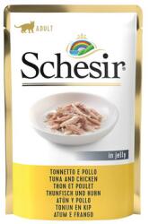 Schesir Tonhal csirkemellfilével zselében macskáknak 85 g