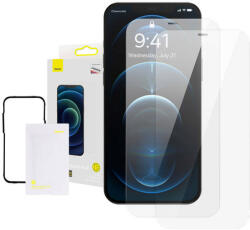 Baseus Sticla securizata Baseus transparenta 0, 3 mm (6, 1 inchi) pentru iPhone 12/12 Pro (2 buc) (032356)