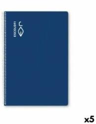 ESCOLOFI Notebook ESCOLOFI Albastru Din A4 100 Frunze (5 Unități)