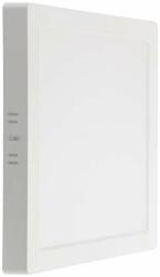 V-TAC felületre szerelhető, műanyag IP20, négyzet LED panel 24W, meleg fehér - SKU 10514 (10514)
