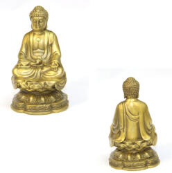  Statueta Buddha Medecinei din Bronz 11 x 6, 5 x 6, 5 cm - 1 Buc