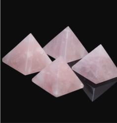 Piramida Cuart Roz Mineral Natural - 36-40x48-50x48-50 mm - 1 Buc - concepttropic - 105,00 RON