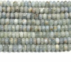 Acvamarin Rondel - Margele Pietre Semipretioase pentru Bijuterii 5 x 7 mm