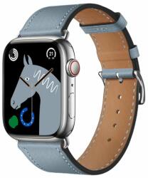 Hoco WA17 Apple Watch 38/40/41/42 mm Bőr Szíj Kék