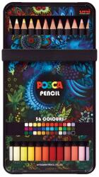 POSCA Creioane pastel UNI Posca KPE-200, 36 culori/set