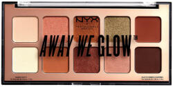 NYX Cosmetics Paleta Farduri de Pleope NYX Professional Makeup Away We Glow, 10 g