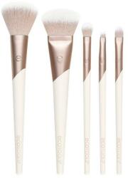 Eco Tools Set 5 Pensule pentru Machiaj - EcoTools Luxe Natural Elegance Kit, 1 buc