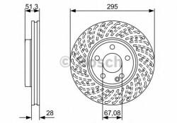 Bosch Disc frana MERCEDES CLA Cupe (C117) (2013 - 2016) BOSCH 0 986 479 A02