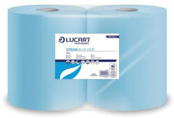 LUCART Törlőkendő, szöszszegény, tekercses, 3 rétegű, LUCART, "Strong Blue 3.500" kék (UBC26)