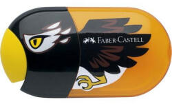 Faber-Castell Hegyező és radír, kétlyukú, tartályos, FABER-CASTELL, sas minta (TFC183527) - fapadospatron