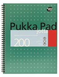 Pukka Pad Spirálfüzet, A4+, kockás, 100 lap, PUKKA PAD, "Metallic Jotta (PUPJJM018K) - fapadospatron
