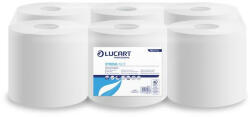 LUCART Törlőkendő, tekercses, belső adagolású, 2 rétegű, LUCART "Strong 19 CF", hófehér (UBC46) - fapadospatron