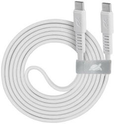 RIVACASE USB kábel, USB-C - USB-C, 1, 2 m, RIVACASE "PS6005", fehér (RUK6005W) - fapadospatron