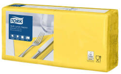 Tork Szalvéta, 1/4 hajtogatott, 3 rétegű, 32, 5x32, 8 cm, Advanced, TORK "Soft Lunch", sárga (KHH517) - fapadospatron