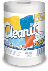 Lucart Törlőkendő, tekercses, univerzális, 2 rétegű, LUCART "CLEANIT 300", fehér (KHH609) - fapadospatron