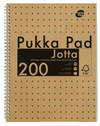 Pukka Pad Spirálfüzet, A4, vonalas, 100 lap, PUKKA PAD "Jotta Kraft (PUP9565) - fapadospatron