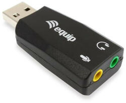 Equip Audio adapter, 3, 5 mm jack-USB átalakító, EQUIP "Life (EP245320) - fapadospatron