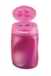 STABILO Hegyező, háromlyukú, tartályos, jobbkezes, STABILO "Easy", rózsaszín (TST45021) - fapadospatron