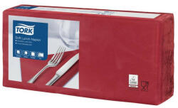 Tork Szalvéta, 1/4 hajtogatott, 3 rétegű, 32, 5x32, 8 cm, Advanced, TORK "Soft Lunch", bordó (KHH513) - fapadospatron