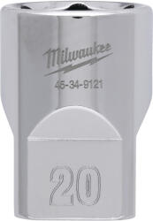 Milwaukee Cheie tubulară ½″ - 20 mm (4932480018) - sculeprime Surubelnita
