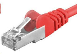 PremiumCord Cablu patch CAT6a S-FTP, RJ45-RJ45, AWG 26/7 5m roșu (sp6asftp050R)