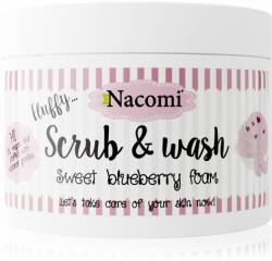 Nacomi Fluffy. . . Sweet Blueberry Foam exfoliant pentru corp 180 ml