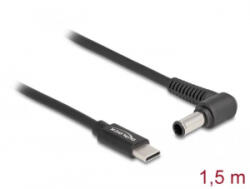 Delock Laptop töltőkábel USB Type-C apa - Sony 6, 0 x 4, 3 mm apa (87981)