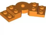 LEGO® 79846c4 - LEGO narancssárga lap 2 x 6 x 2/3 méretű, hajlított (79846c4)