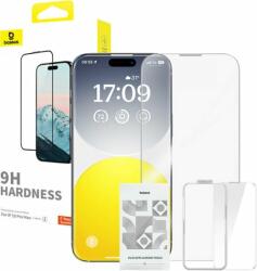 Baseus Diamond iPhone 15 Pro Max Edzett üveg kijelzővédő (P60057404203-03)
