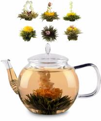 Feelino Ceainic, Bedida, 1300 ml, incl. 6 trandafiri de ceai, amestec (UIDESTRPCT) (UIDESTRPCT)