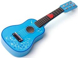 Tidlo Chitara din lemn Star albastru (DDT0056) Instrument muzical de jucarie