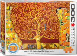 EUROGRAPHICS 300 db-os 3D Lenticular puzzle - Lebensbaum von Gustav Klimt (6331-6059) (6331-6059)