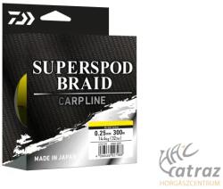 Daiwa Superspod Yellow 30lb 300 méter - Daiwa Sárga Fonott Spod Zsinór (12742-325)
