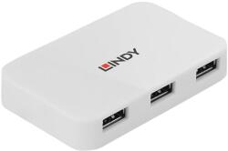 Lindy 43143 hálózati csatlakozó USB 3.2 Gen 1 (3.1 Gen 1) Type-A 5000 Mbit/s Fehér (43143) (43143)