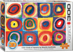 EUROGRAPHICS 6331-1323 - Farbstudie Quadrate von Wassily Kandinsky - 300 db-os 3D Lenticular puzzle (6331-1323)