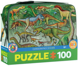 EUROGRAPHICS 9100-0098 - Dinosaur uzsonnás doboz - 100 db-os puzzle
