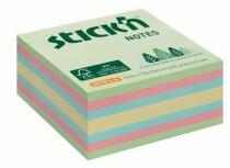 Stick`n by Hopax Bloc de notițe autoadeziv Stick' n Hopax, 76x76 mm, mix de culori pastelate, 400 de coli