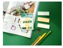 Stick`n by Hopax Bloc de notițe autoadeziv Stick' n Hopax, 76x25 mm, amestec de culori pastelate, 3x50 de coli