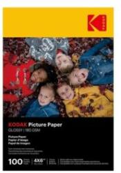 Kodak Fotópapír KODAK Fine Art High Gloss 10x15 cm 180g 100 ív/csomag (KO-9891161) - irodaszer