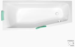 Laguna Aneta Plus 160x70 cm akril asszimetrikus kád, balos 140 l