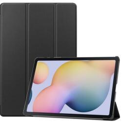 Samsung Tab S7 Plus 12.4 / Tab S7 FE 12.4 / Tab S8 Plus 12.4, mappa tok, Trifold, fekete - tok-shop